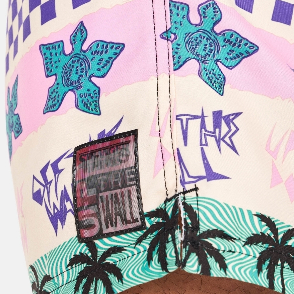 Vans Stranger Things Men Medium Swim Upside Down 80s Boardshorts 092025 - Picture 4 of 4